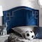 Baxton Studio Aubrey Royal Blue Velvet Upholstered Twin Size Headboard 154-9313 - alternate 3